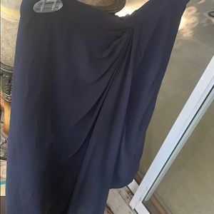 Contemporary Navy Blue Skirt...